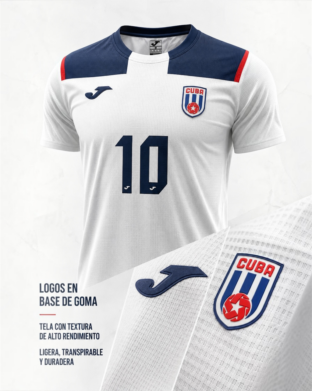 Dairon Reyes #10 Joma Cuba Jersey