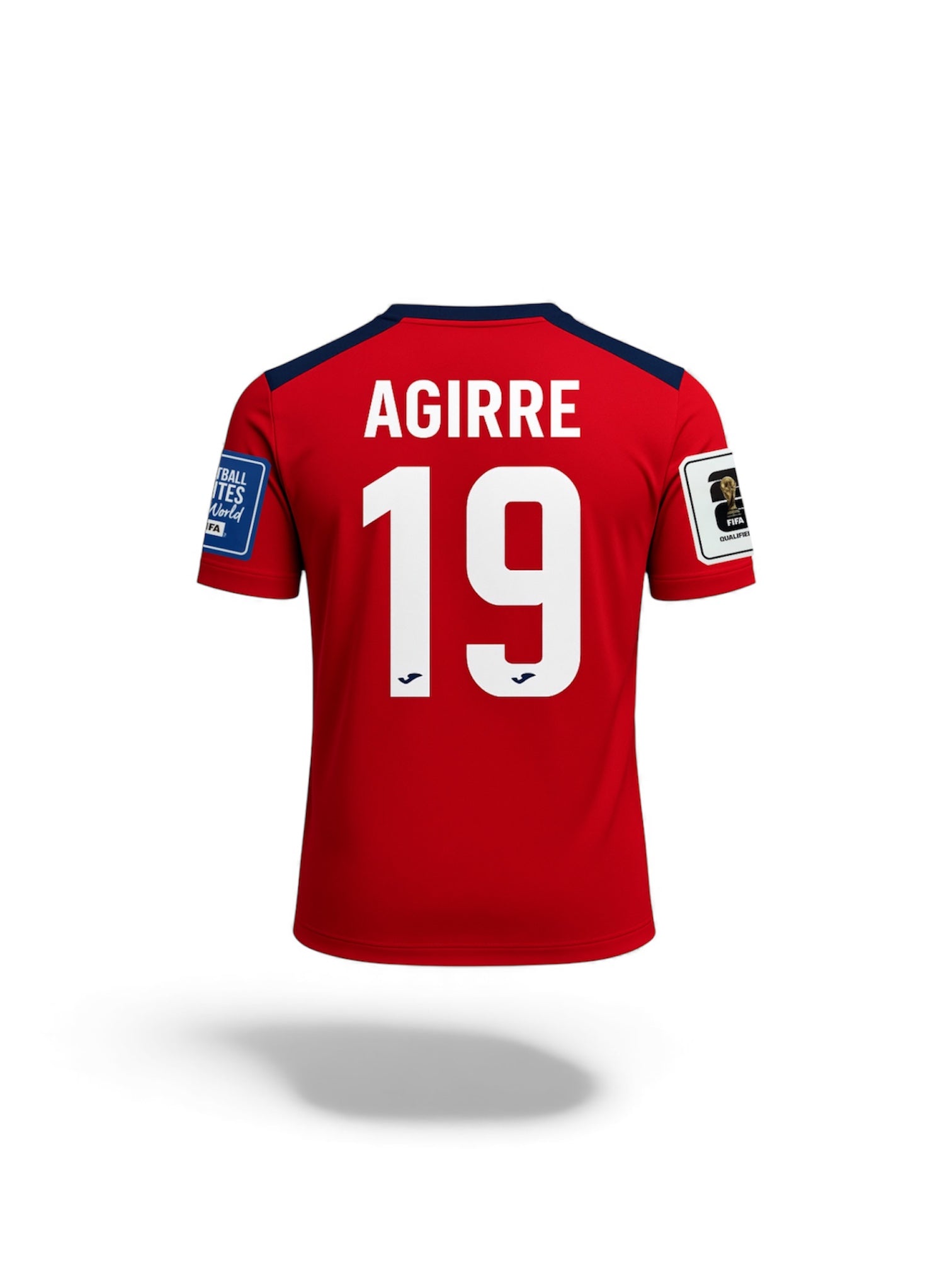 Jorge Agirre #19 Joma Cuba Jersey