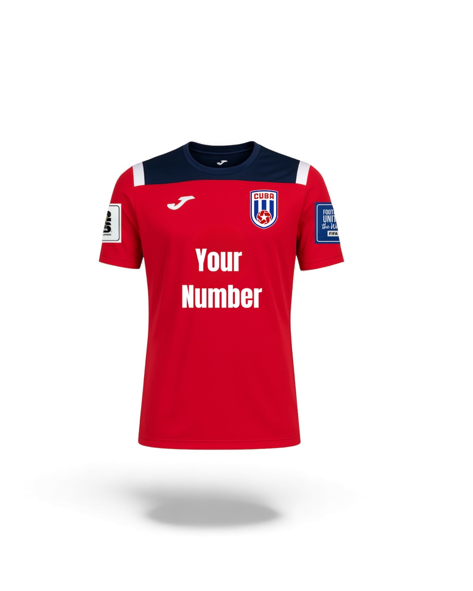 Camiseta Joma de Cuba personalizada
